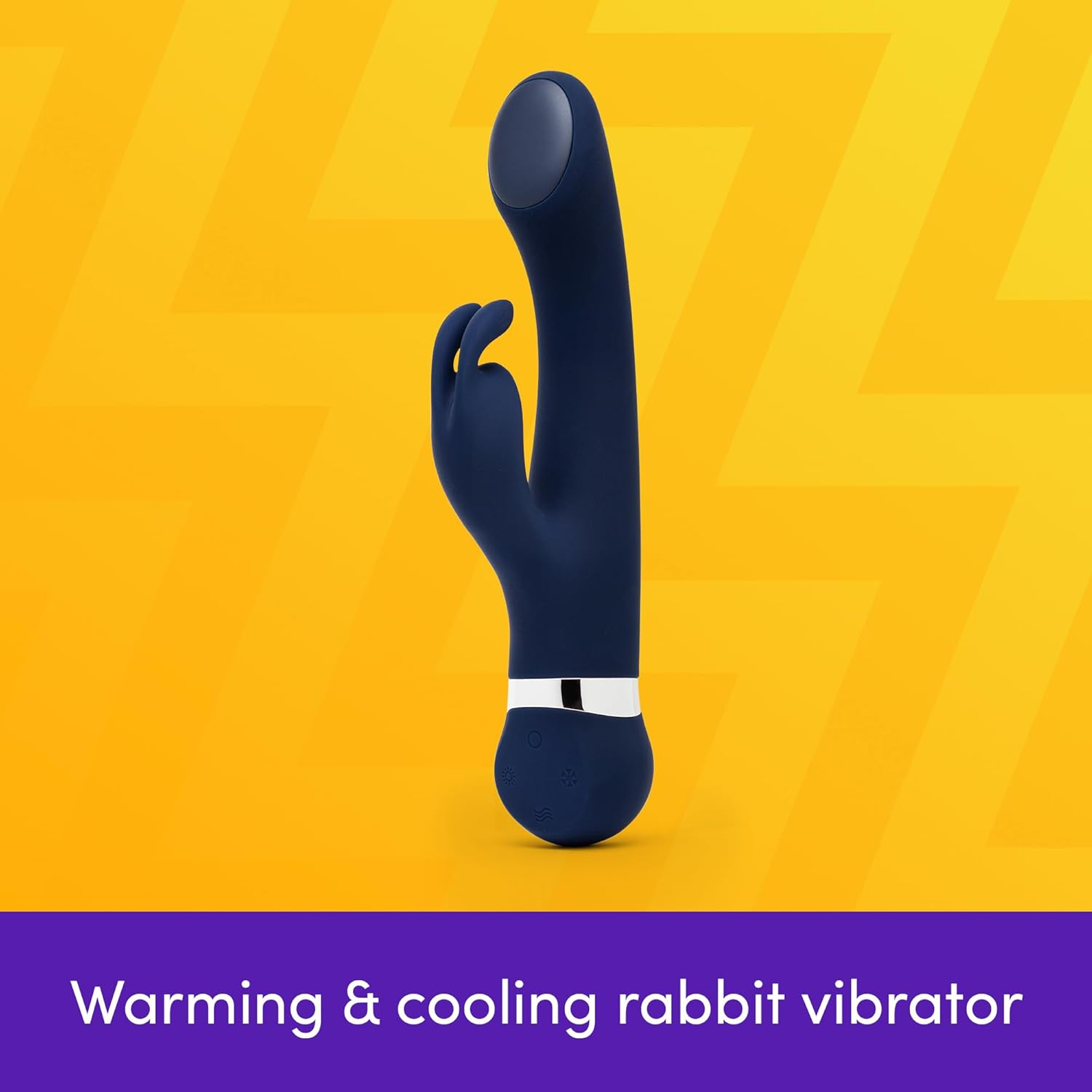 Lovehoney Warming & Cooling Rabbit Vibrator for Women | Silicone Vibrating Dildo G Spot Massager | 7 Powerful Vibration Modes | Rechargeable Clit Vibrator | Waterproof Adult Sex Toys for Couples image number 5