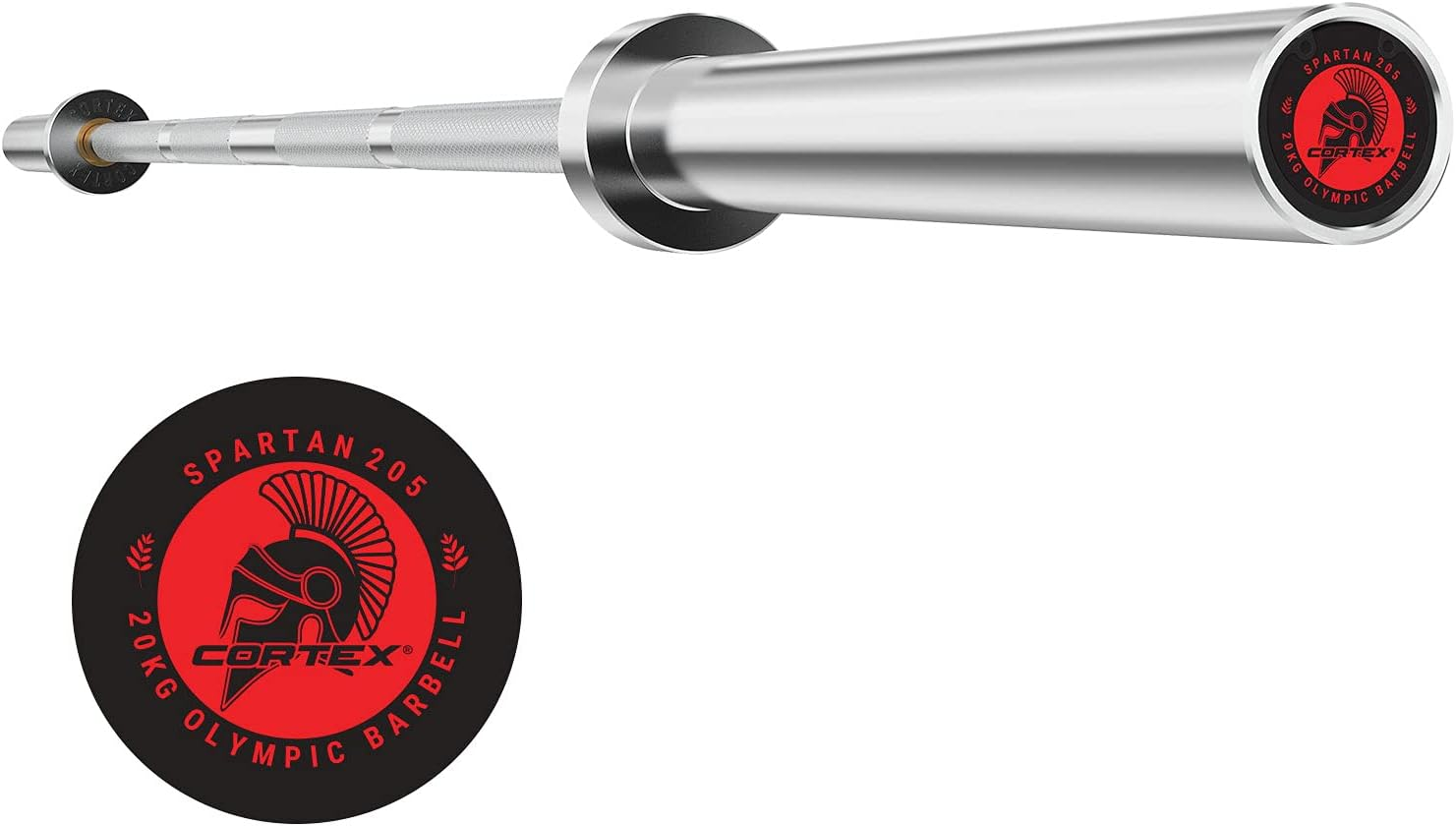 Cortex Spartan205 Olympic Weight Lifting Barbell, 7 Feet Length image number 4