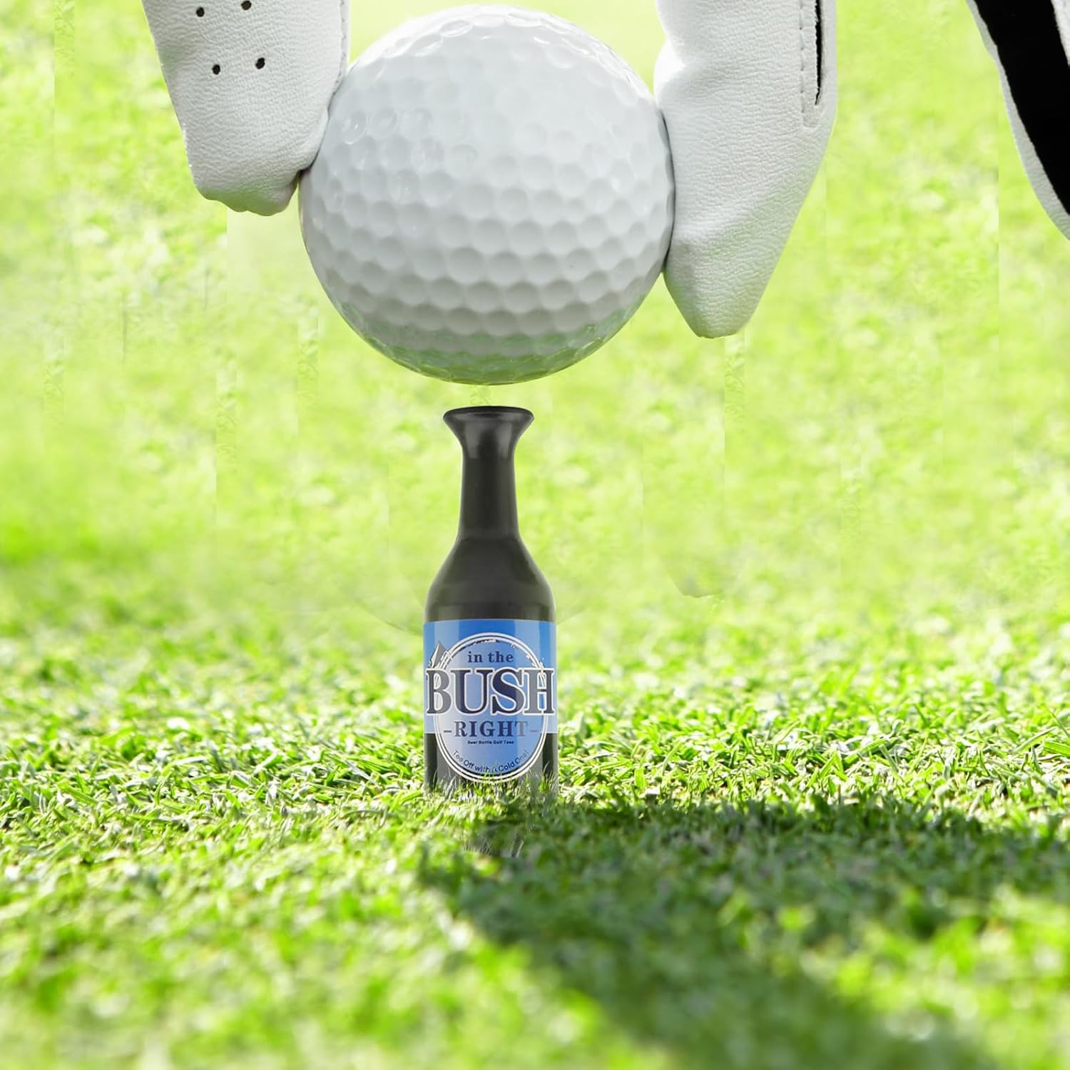 Powerful 12Pack Golf Tees,Funny Golf Tees 3.5Inch Beer Bottle Shaped Reusable Short Plastic Golf Accessories Ideal Joke Father'S Day Man and Woman Golfers Enthusiast image number 4