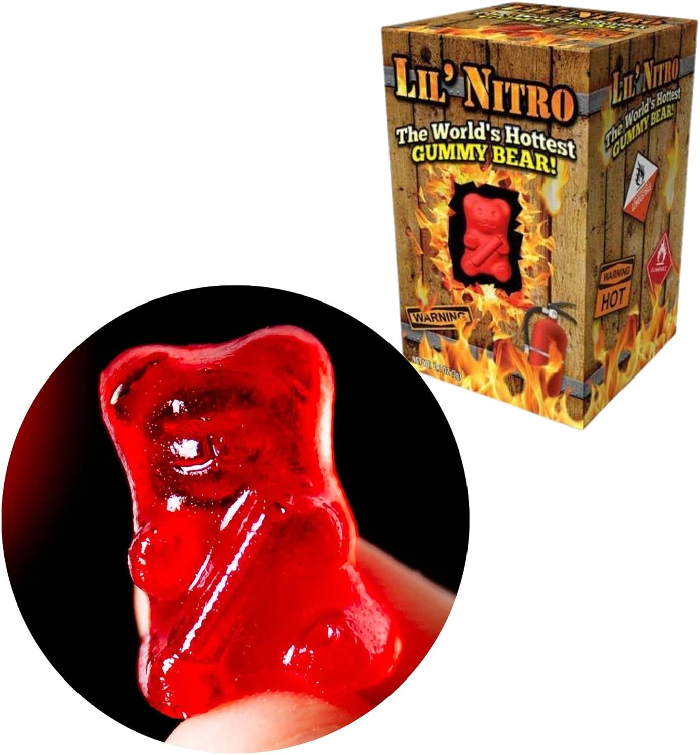 Lil Nitro World'S Hottest Gummy Bear 3G - American Candy image number 1