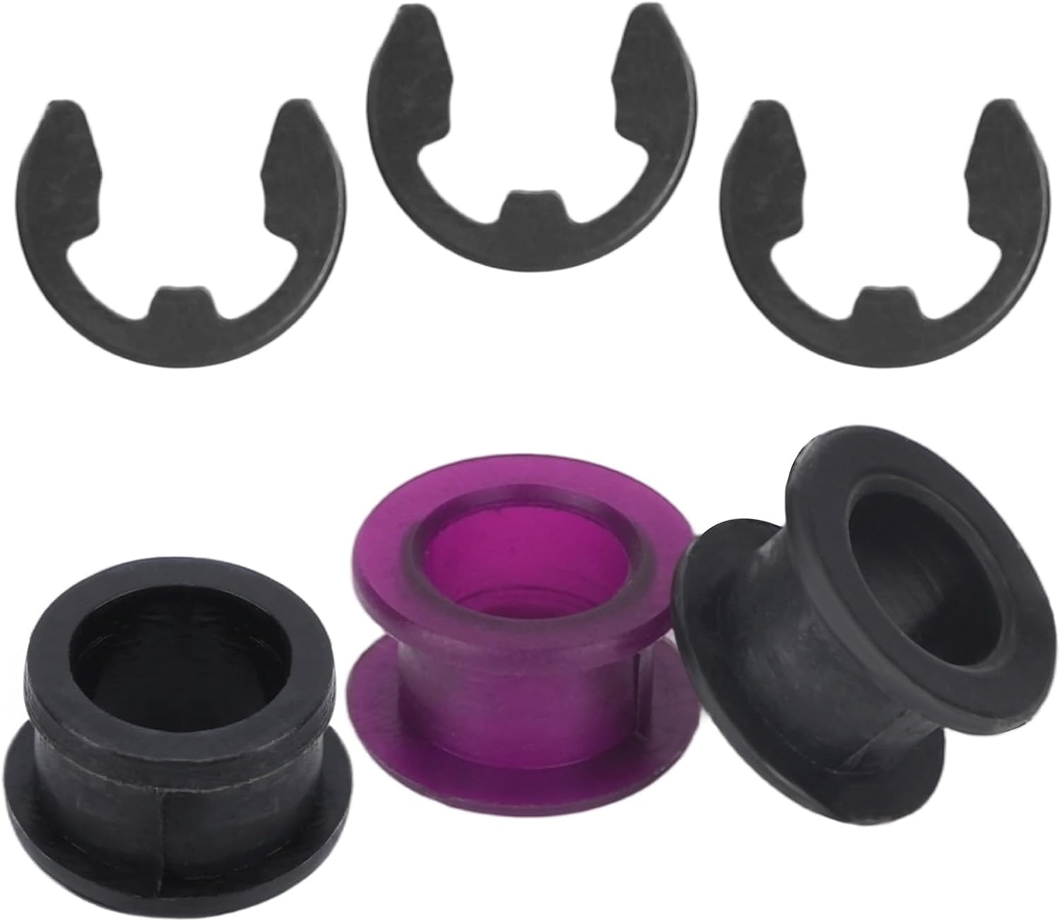 3Pcs Shift Cable Bushing Repair Kit, Transmission Shift Linkage Bushing Repair Tool Kit with Clips Compatible with OEM# 33835-08010 33820-02370 image number 2