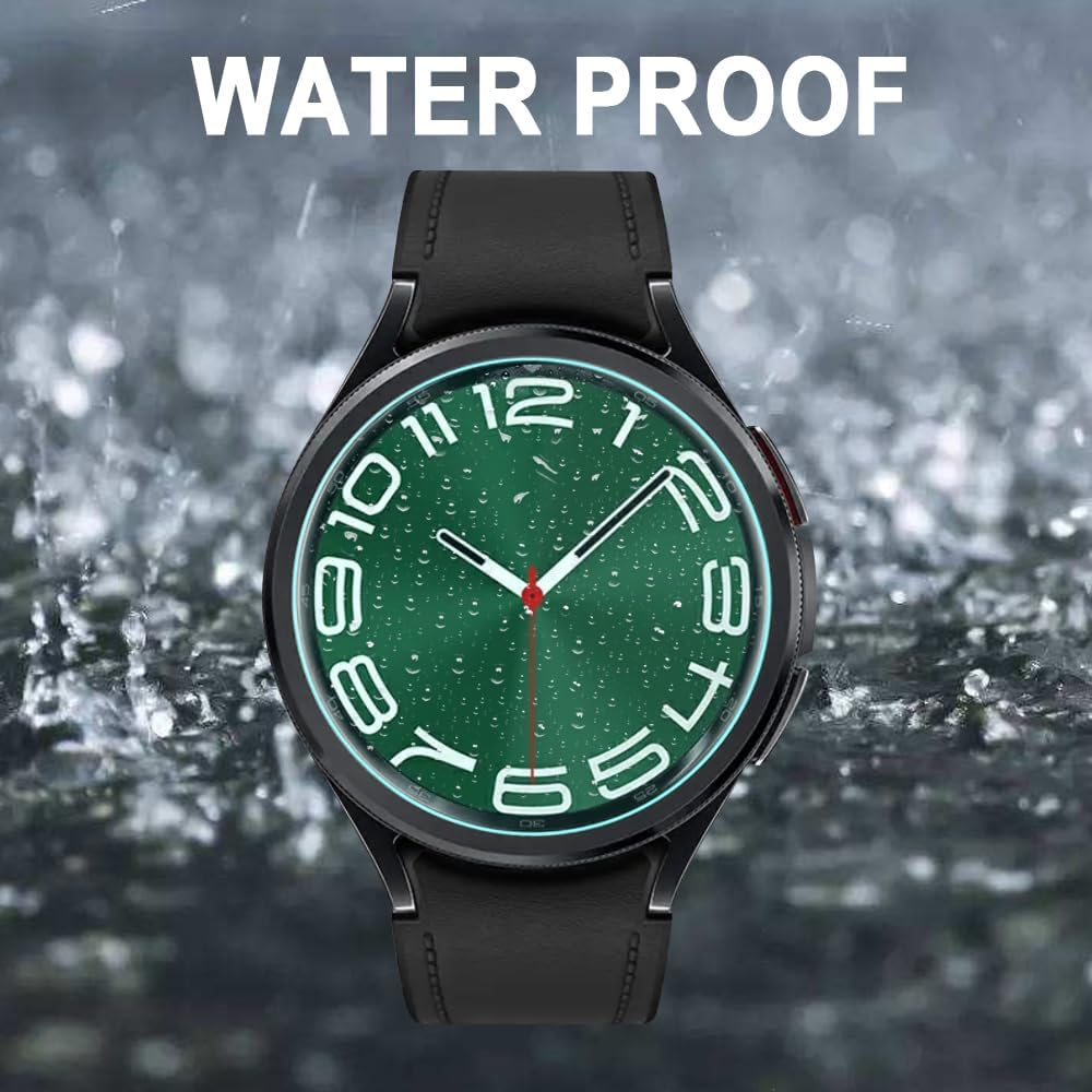 Duttek Tempered Glass Screen Protector Compatible with Samsung Galaxy Watch 6 Classic 47Mm, Anti-Scratch 9H Ultra-Thin Protective Film Cover Glass Accessories for Samsung Watch 6 47Mm(2 Pack) image number 1