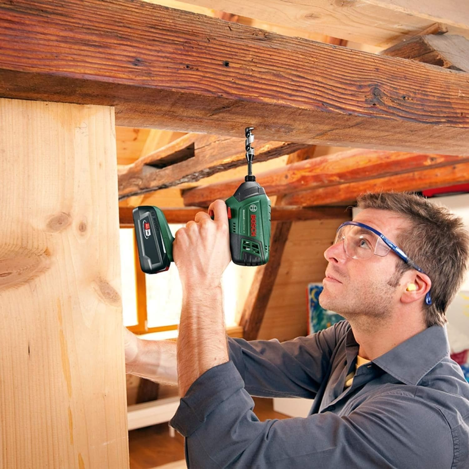 Bosch Home & Garden 18V Cordless Compact Impact Driver Screwdriver without Battery 1/4" Hex (Advancedimpactdrive 18). Made in Europe image number 3