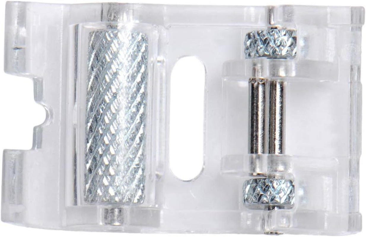 2 PCS Roller Sewing Machine Presser Foot and Non-Stick Zigzag Teflon Sewing Machine Presser Foot - Fits All Low Shank Snap-On Singer, Brother, Babylock, Janome Sewing Machine image number 6
