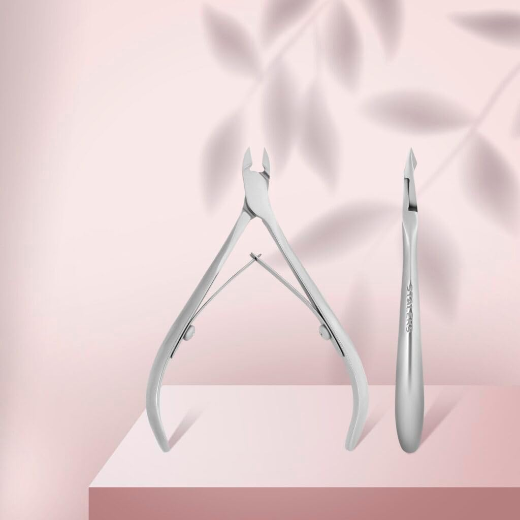 STALEKS PRO by Natury Nails Professional Cuticle Nippers, 6 Mm, Stainless Steel, Classic 10-6 image number 4