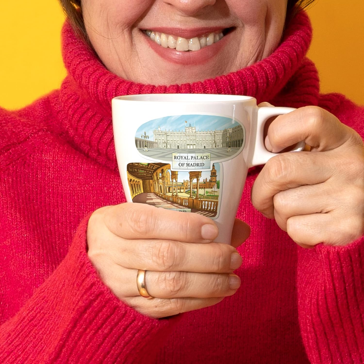 Navy Peony Central-Southern Spain Travel Stickers (28Pcs) &mdash; Madrid, Seville Decals for Scrapbooks image number 4