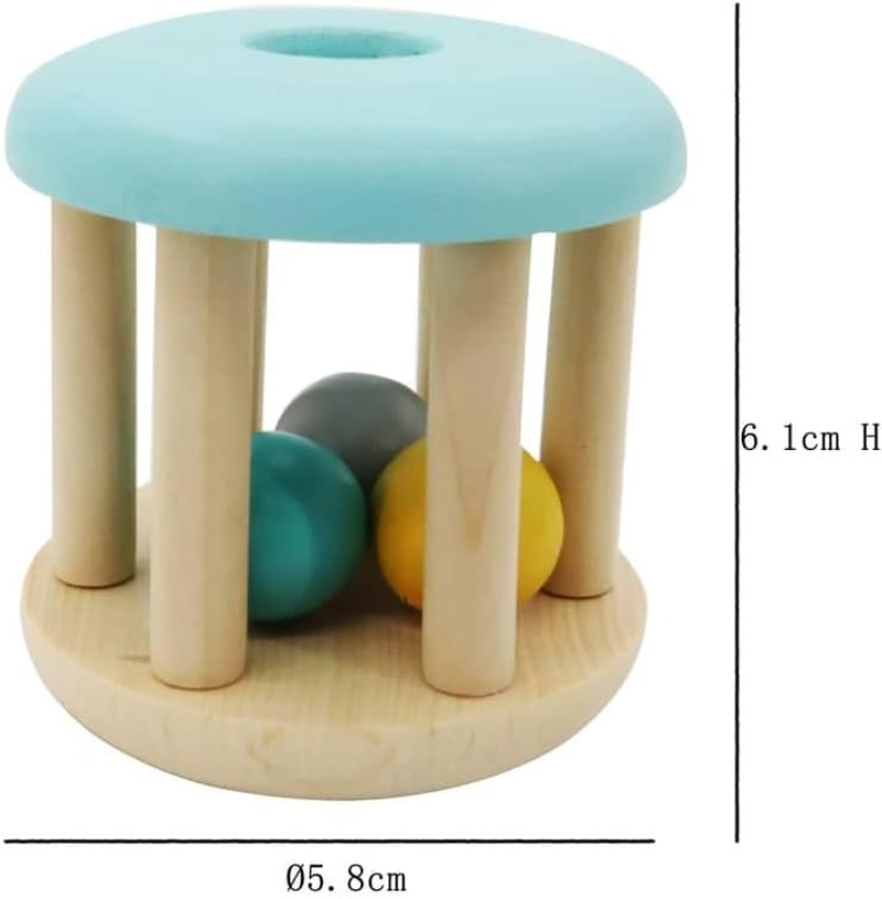 Kaper Kidz Calm & Breezy Wooden Rattle | Green