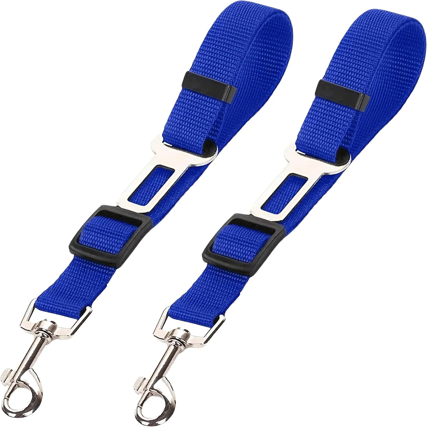 Spendeal 3 PCS Dog Seat Belt for Car, Adjustable Nylon Pet Seatbelt, Supports All Cars, Seatbelt for Dogs in Cars, Dog Car Leash Seat Belt, Cats and Ferrets Seat Belt Harnesses (Black+Purple+Blue)