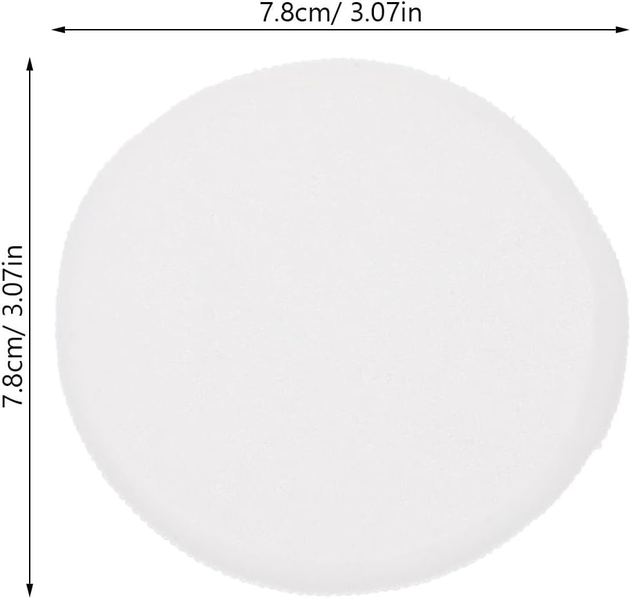 10Pcs Reusable Makeup Remover Pads 8Cm round Facial Cotton Pads Soft Washable for Gentle Skin Cleansing and Travel Face Care