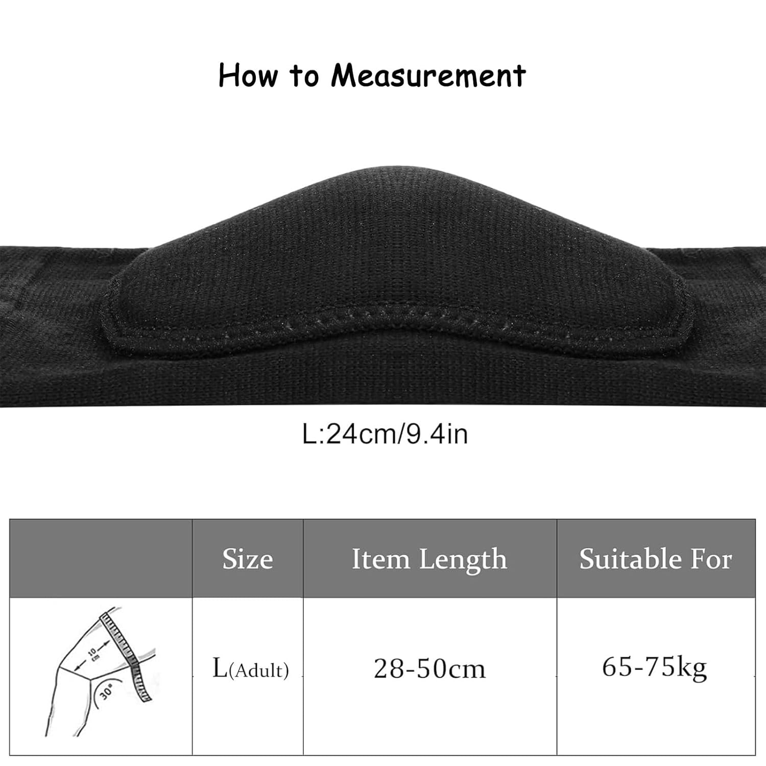 HENWUBEI 1 Pair of Men'S and Women'S Volleyball Dance Knee Pads， Protective Yoga Pilates Brace Supports with Soft Sponge, Soft Breathable Football Sport Exercise Knee Protector， Cycling ，Climbing image number 2