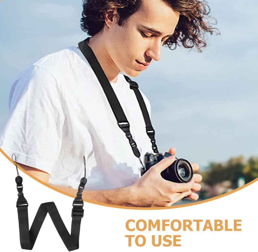 Housoutil 3Pcs Adjustable Shoulder Strap for Laptop Bag and Camera Canvas Material Buckles Comfortable Cross-Body Over-Shoulder Use for Travel and Everyday Carry image number 2