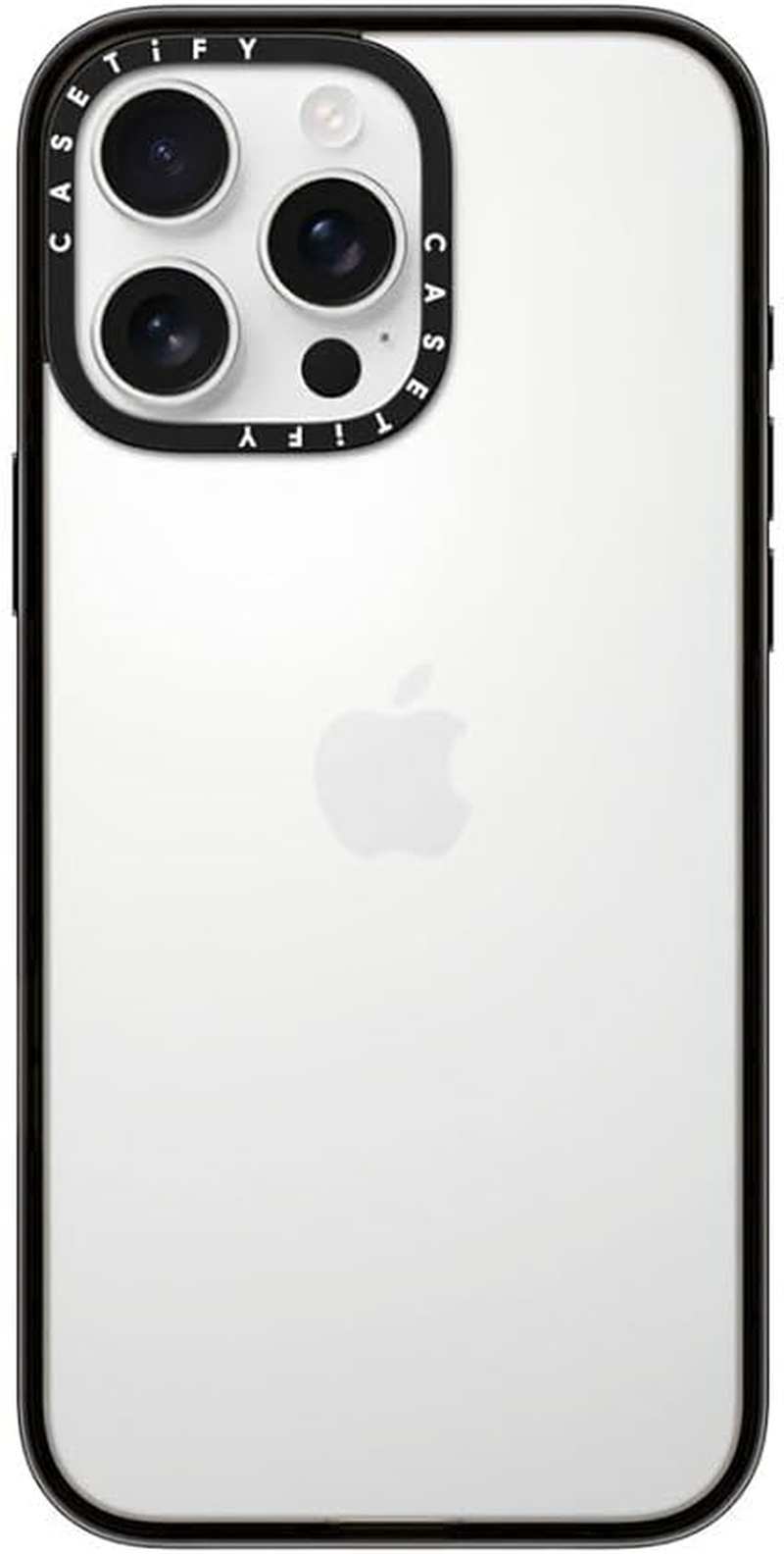 Casetify Compact Iphone 16 Pro Max Case [Lightweight / 4 Ft. 2X Military Grade Drop Protection/Slim] - Clear Black
