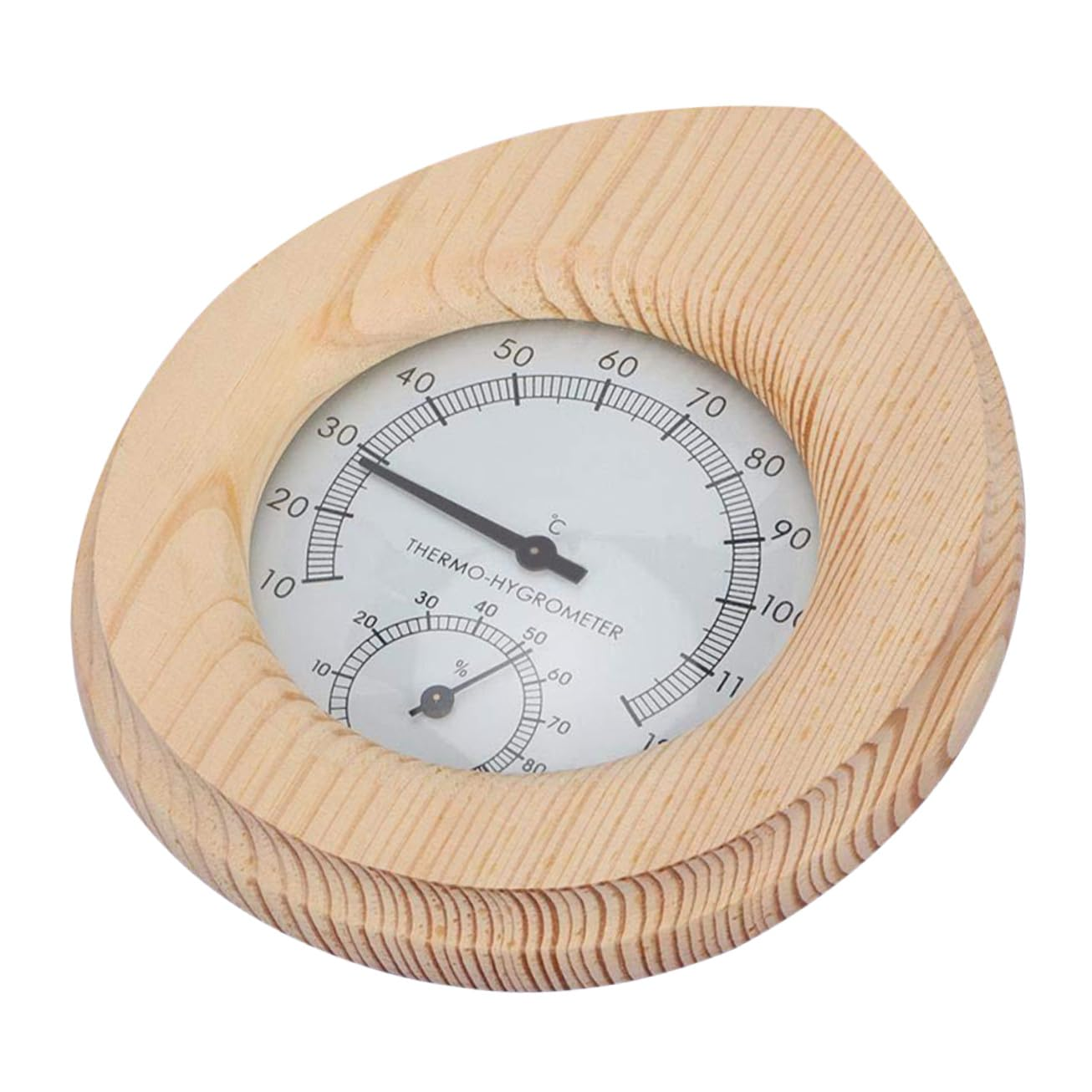 Abaodam Portable Sauna Hygrometer and Thermometer Dual-Use Indoor Outdoor Temperature Humidity Gauge for Sauna Rooms Nursery Garden High Precision Monitoring image number 3