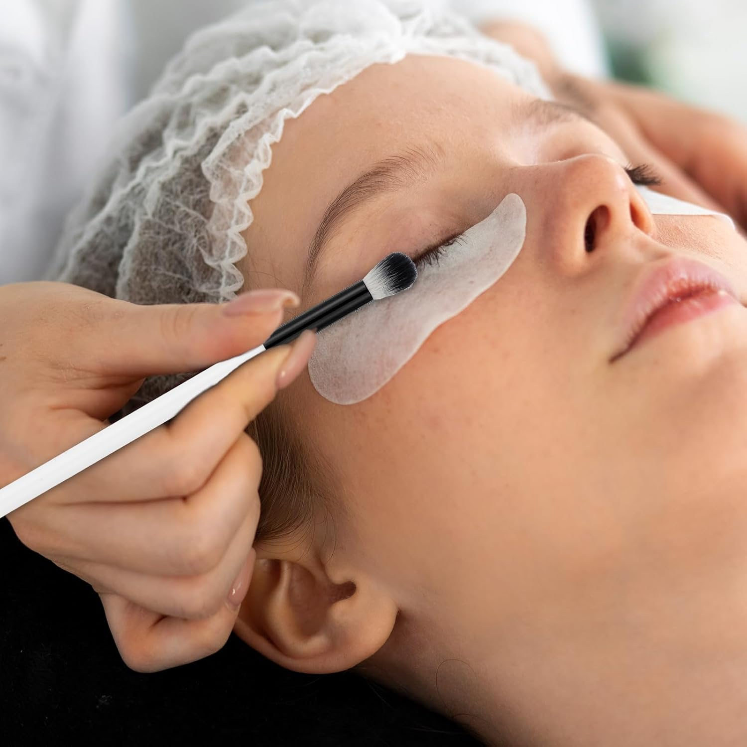 12 PCS Eyelash Cleaning Brush Lash Extension Brushes for Cleansing Lash Bath Cleanser Brush Lash Shampoo Brush Eyeshadow Brush Set Lashes Extension Supplies image number 6