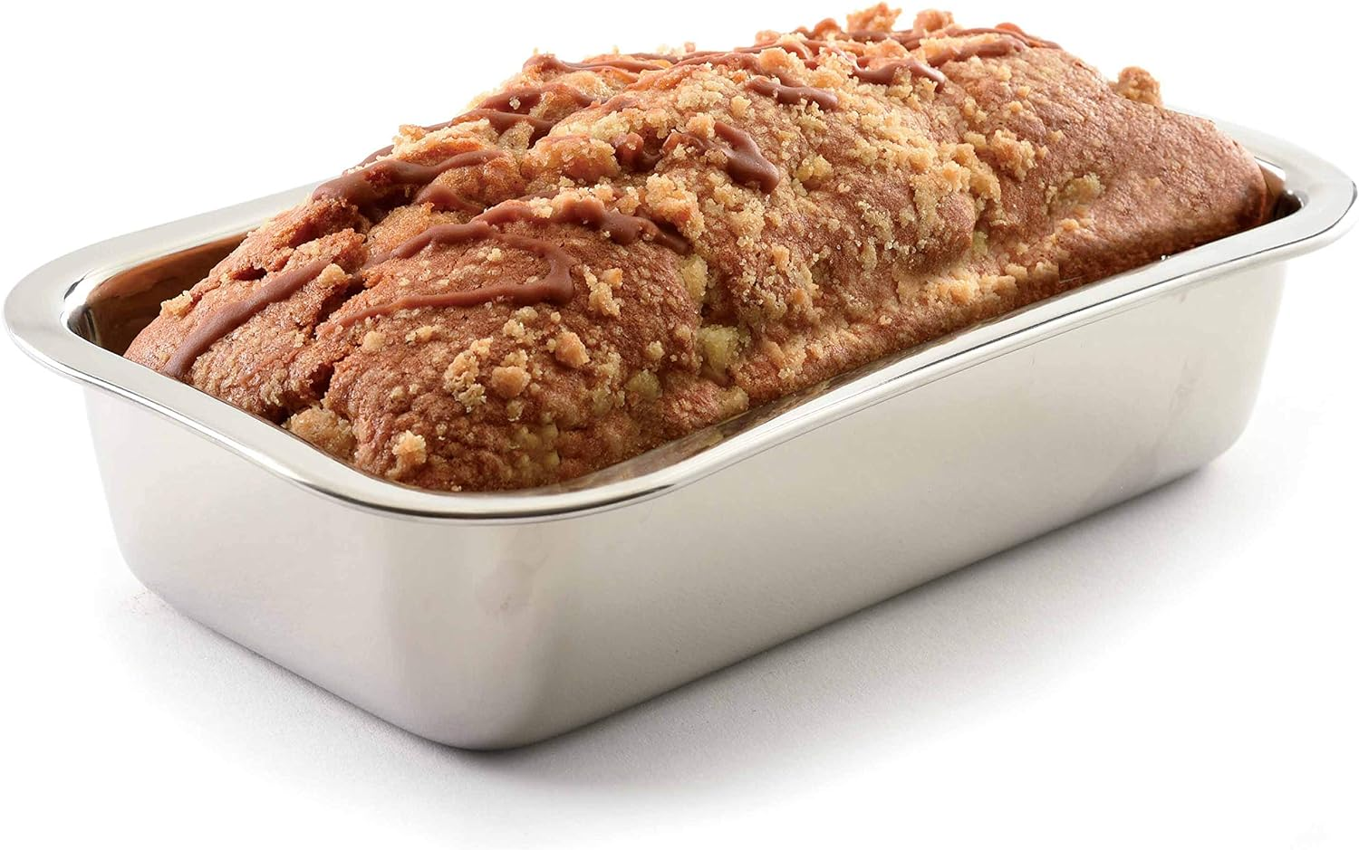 Norpro Stainless Steel Bread Loaf Meatloaf Dessert Pan with a Mirror Finish 3849 image number 1