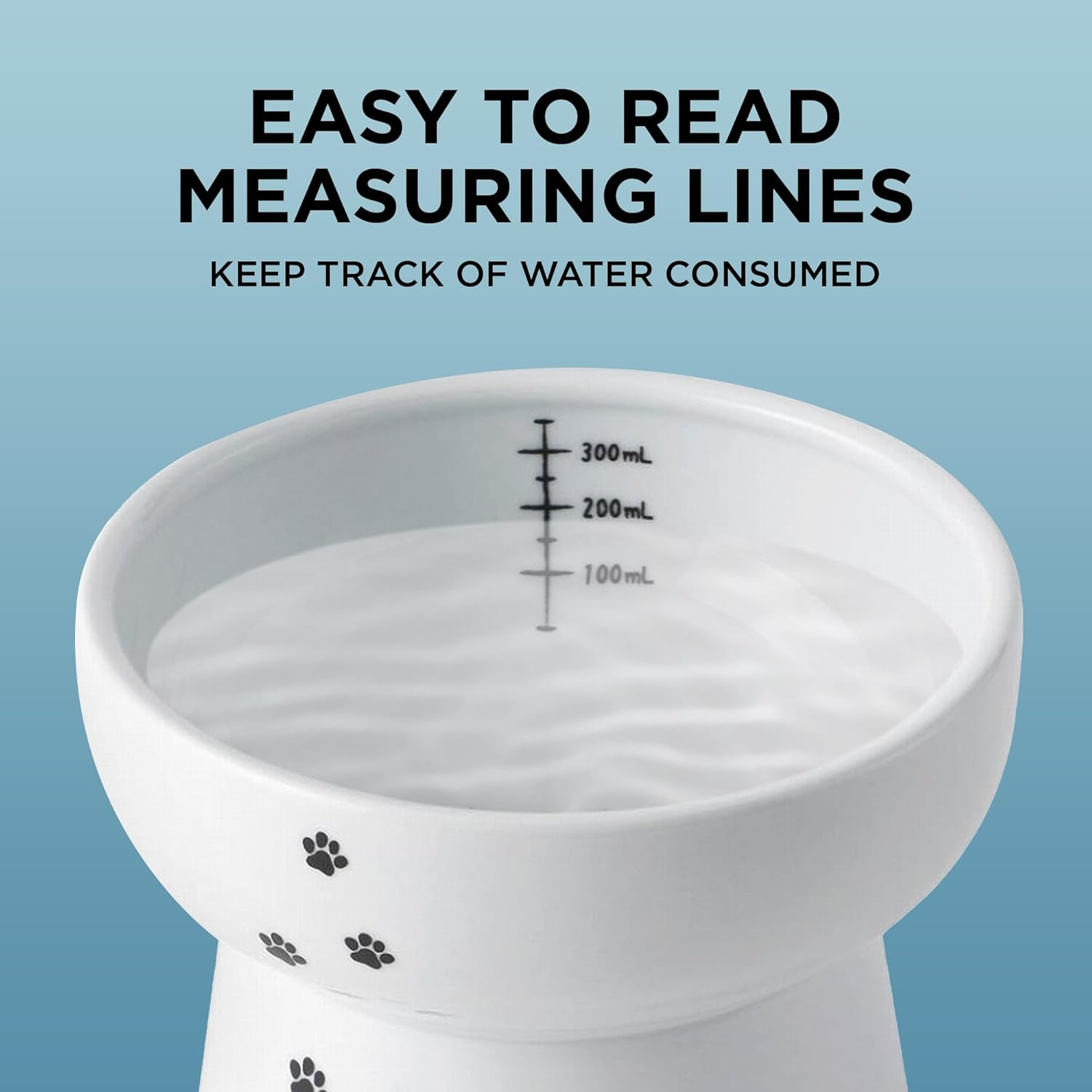 Necoichi Raised Stress Free Cat Water Bowl (Cat, Extra Tall) image number 5