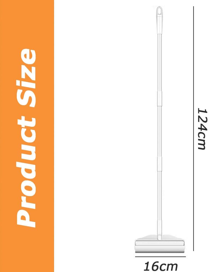 MOTRAIN Extra-Long Handle Sticky Lint Roller, Large Pet Hair Remover for Furniture, Floors & Clothes, Adhesive Refills Included, Reusable for Couches, Curtains, Carpets & Car Seats image number 3