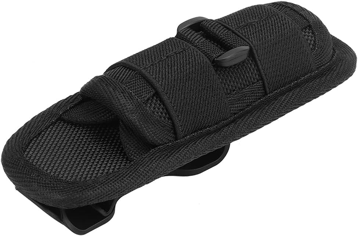 Torch Holder, Black Flashlight Holster, for Outdoor Hiking Daily Maintenance Lights Field Work Climbing image number 3