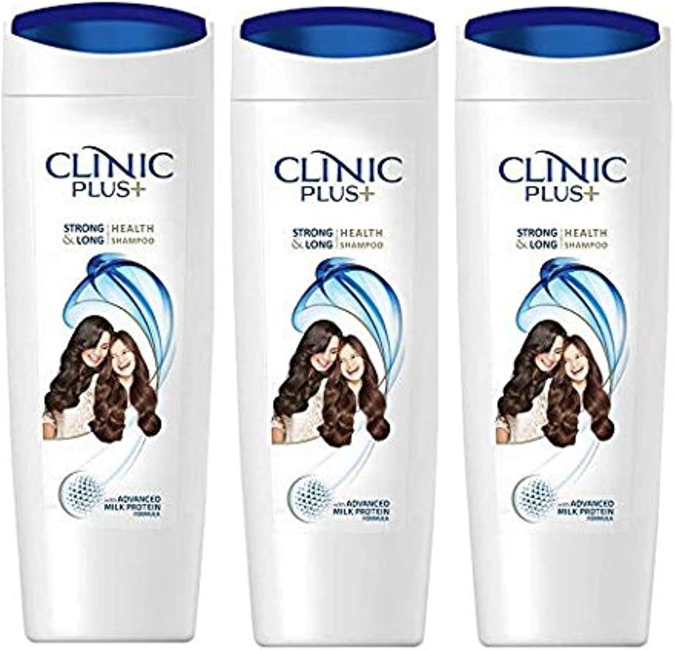 3 X Clinic plus Strong & Long Hair Health Shampoo with Milk Protein 80Ml X 3