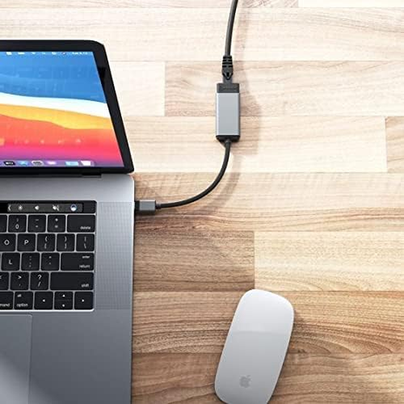 Alogic Ultra USB-C to RJ45 Gigabit Ethernet Adapter, 15 Cm Length, Space Grey