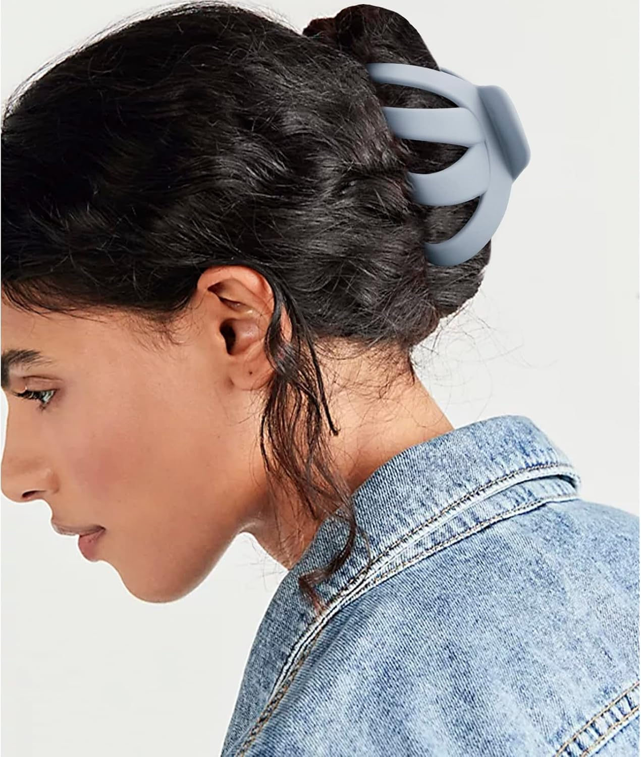 Jumbo Hair Claws for Thick Hair - 5 Pcs Giant Clips, Extra Large Hair Accessories for Women image number 4