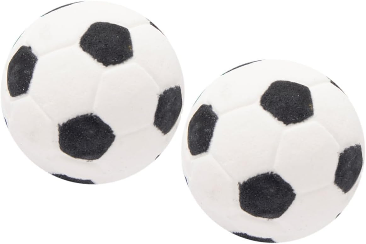 Anneome 2Pcs Football Shape Bath Salt Bomb Rich Foaming Aroma Bathing Salt Bomb for Boys and Girls