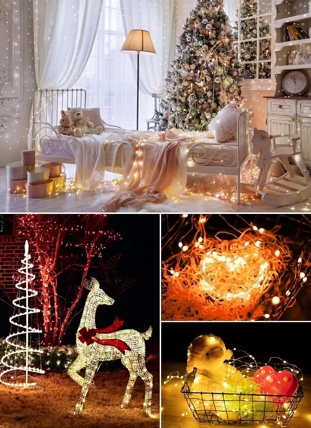 Color Changing Fairy String Lights - 33Ft 100 LED Battery Operated Silver Wire Starry Fairy Lights with Remote and Timer, 16 Colors Waterproof for Room Dorm Bedroom, Party Wedding Tent Indoor Decor image number 1