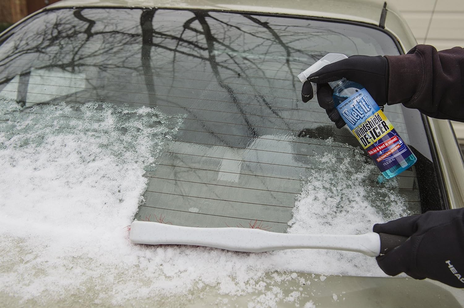 Melt It! Windshield De-Icer. Instantly Melts Ice and Frost in Seconds for Windshields, Windows, Mirrors, Key Locks, Latches and More. No Scraping or Chipping. 17Fl Oz. (17 Oz) image number 4
