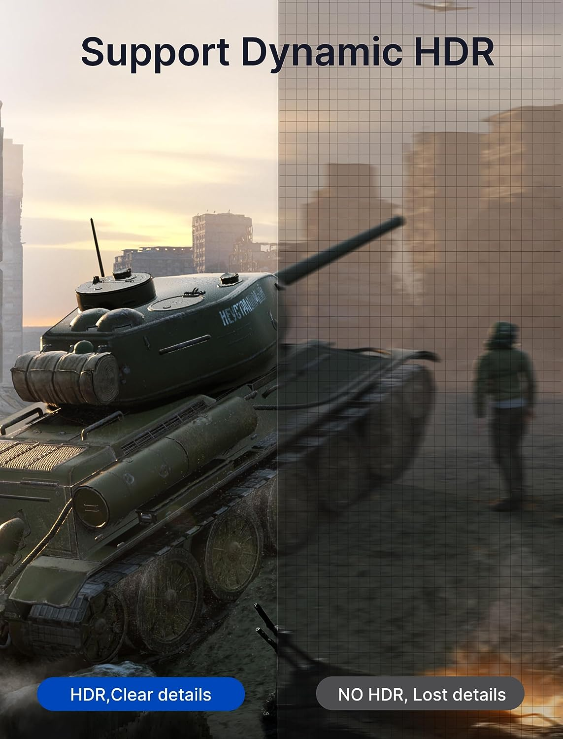 JSAUX Displayport Cable 1.4 3M, 8K DP Cable | 8K@60Hz, 4K@144Hz, 2K@240Hz 2K@165Hz | HBR3, 32.4Gbps, HDR10, Freesync, G-Sync for Gaming Monitor Graphics 3090 4090 Pc-Grey image number 1