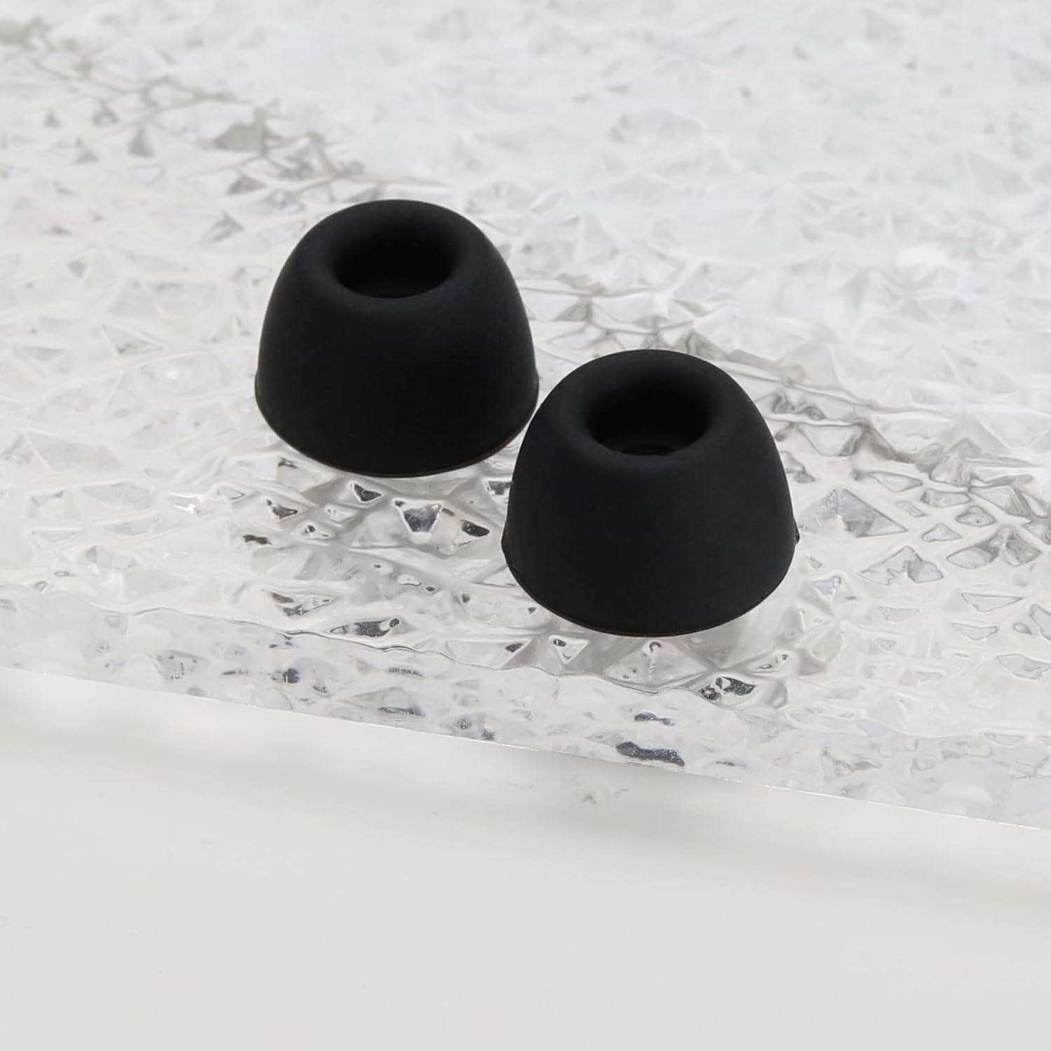 6 Pairs Silicone Earbuds Compatible with Samsung Galaxy Buds 2 Pro Replacement Earbuds Tips Small/Medium/Large 3 Size, Black - Purple image number 7