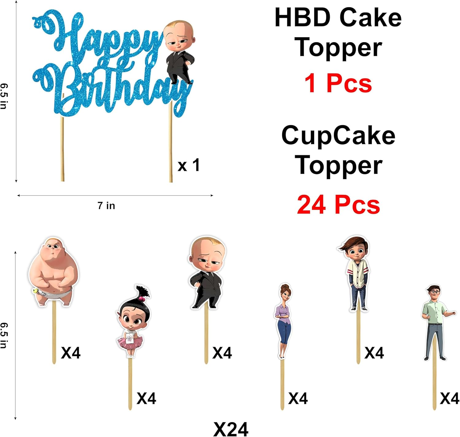 Bby Boss Fun Themed Birthday Party Supplies for Kids | Decorations, for Fuuny Things & More for an Unforgettable Celebration