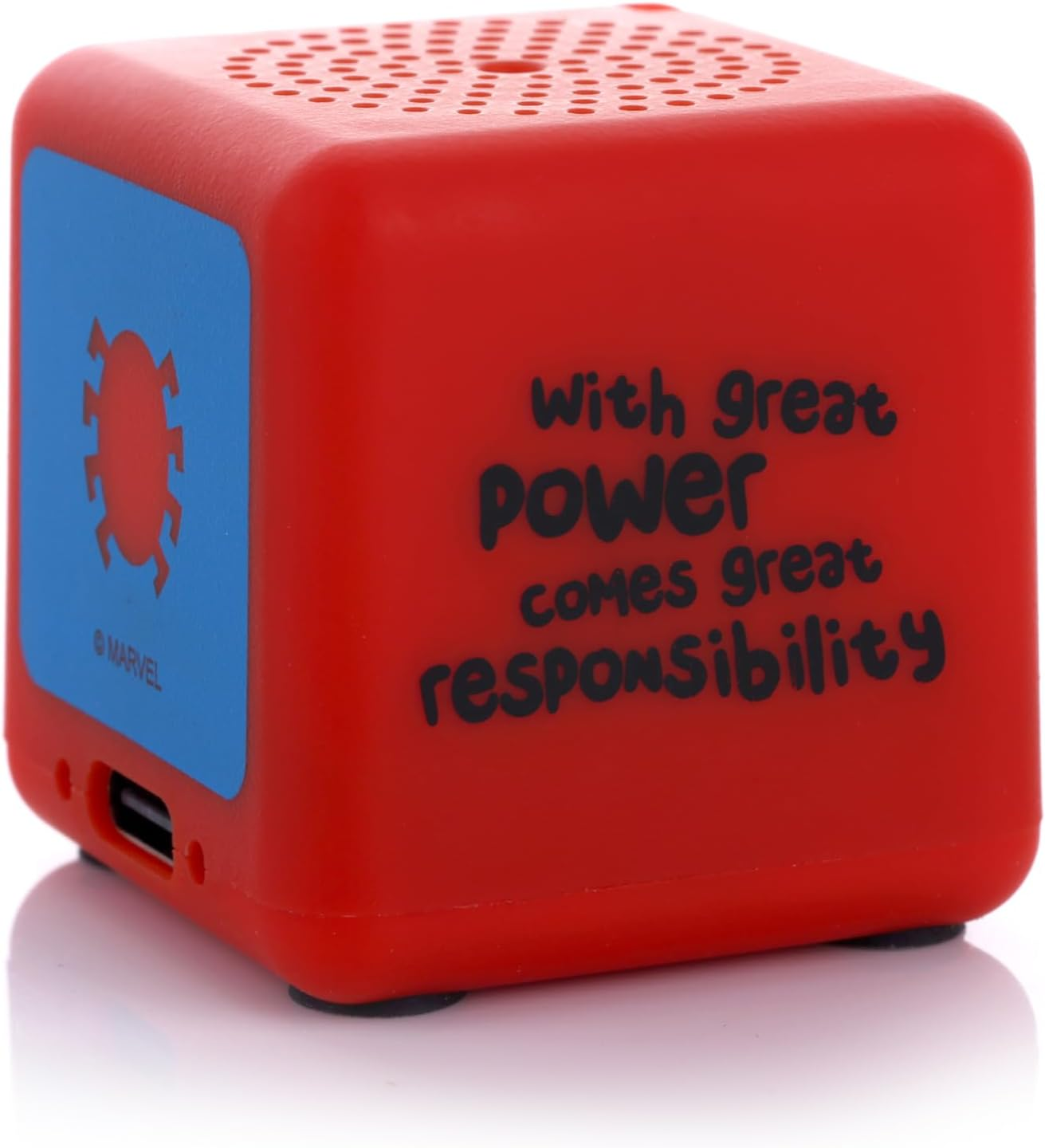 Bitty Boomers Marvel Bitty Box-Spider-Man Mini Bluetooth Speaker image number 2