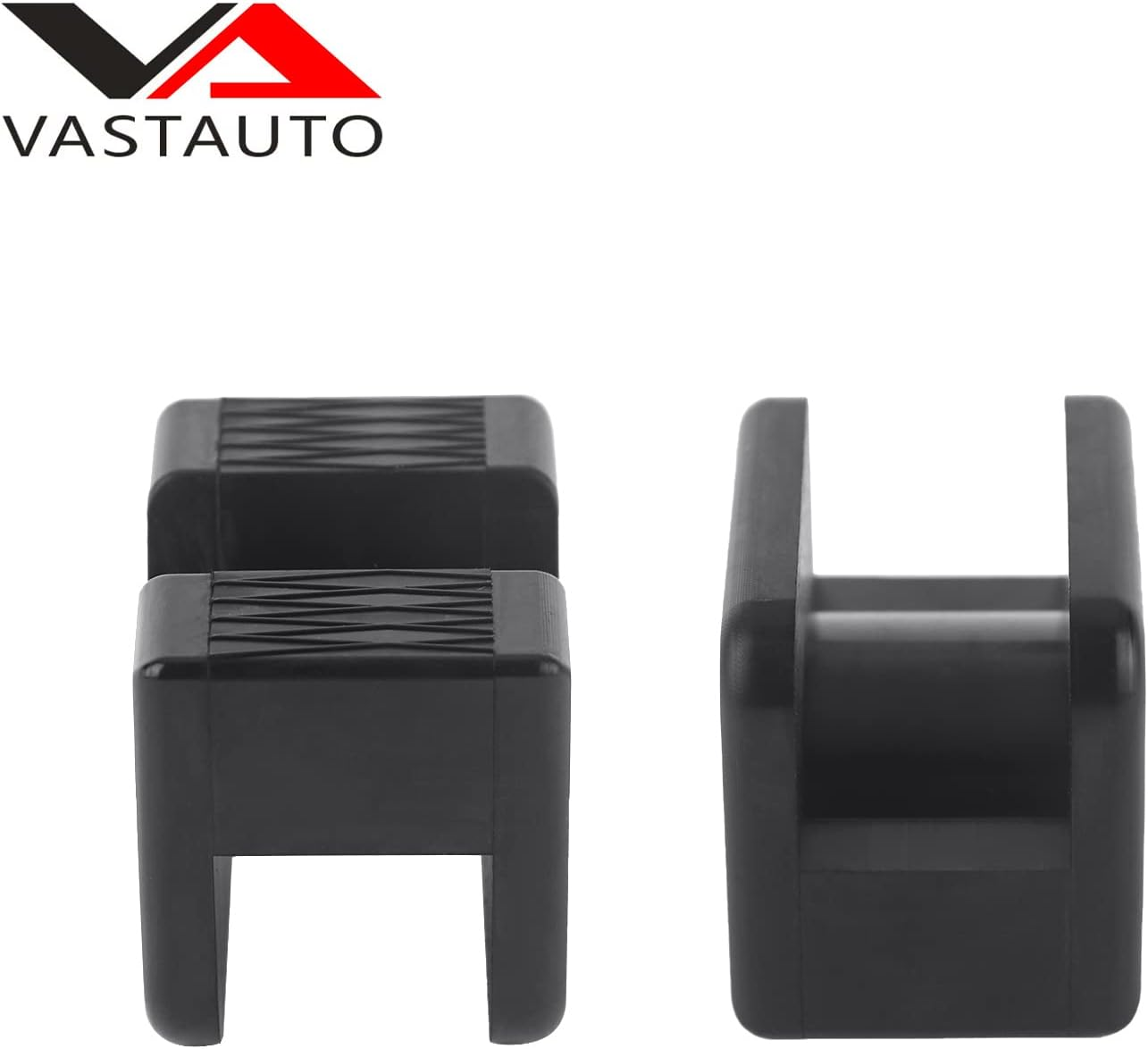 Jack Pad Adapter, Universal Heavy Duty Rubber, Slotted Frame Rail Pinch Welds Protector (4 Pack, 4 Ton Capacity, Car Compatible) image number 2