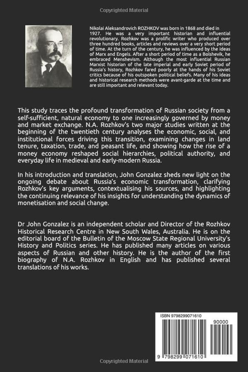 From a Natural to a Money Economy: N.A. Rozhkov'S Theory of Transition image number 1