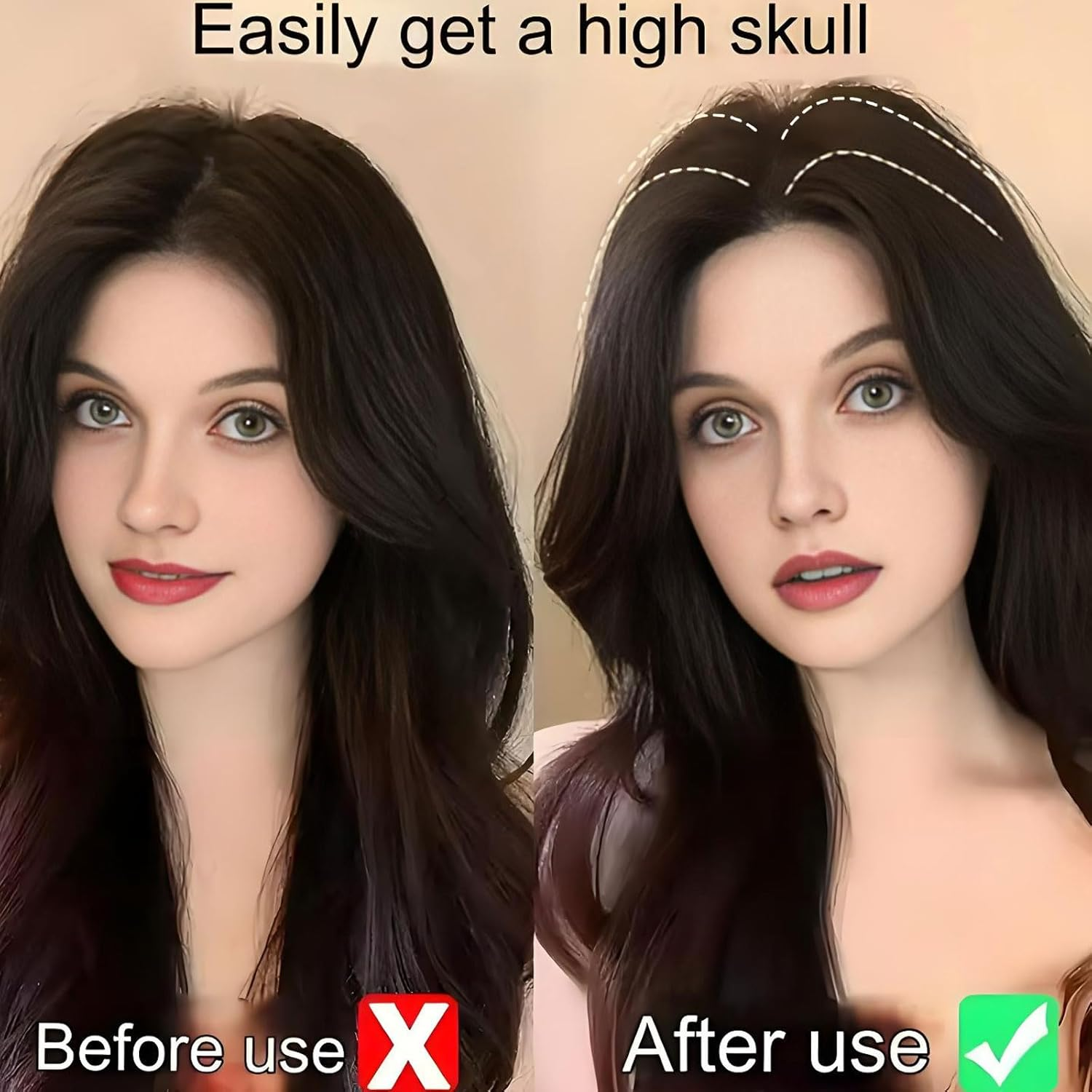 MYTOAU 4PCS Volumizing Hair Root Lifting Combs Set, Wind Shaping Styling Comb for Fluffy Bangs,Fluffy Hair Roots Clip,No Trace Hair Root Lifting Clips, Hair Volumizing Tool (Purple) image number 6