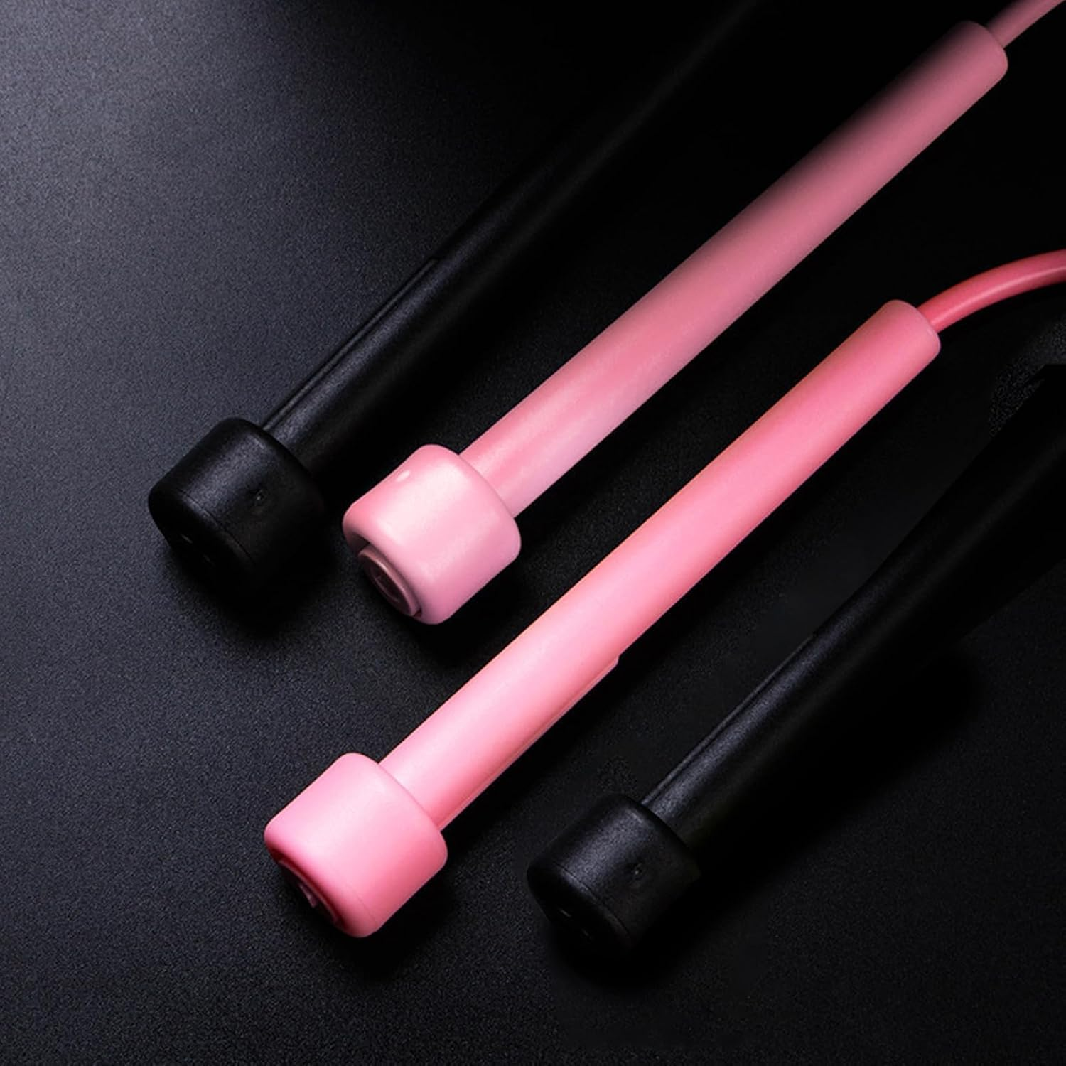 2-Pack Speed Skipping Jump Ropes for Fitness Workout Training, Adjustable Lightweight Rope for Adults, Kids, Blue+Purple, Training for Weight Loss, Exercising to Burn Fat