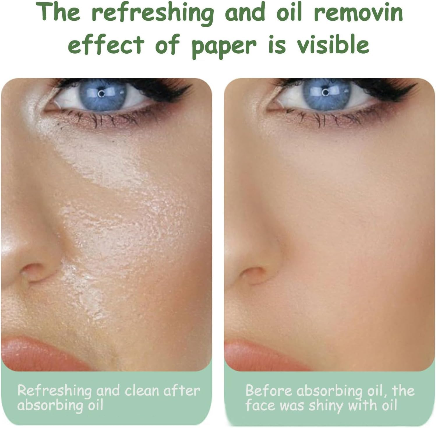 600 Sheets Makeup Blotting Paper, Oil Blotting Paper, Facial Oil Absorbing Papers for Instant Shine Control, Absorbent Sheets for Face Care Makeup, Perfect for Daily Use image number 4