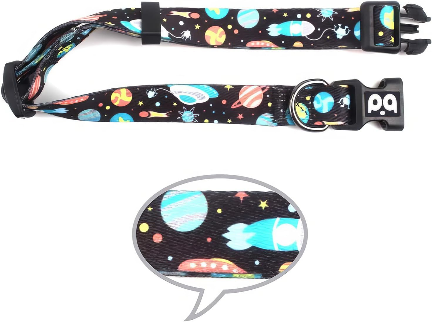 RTRTGS Dog Collar, Dog Collar for Puppies, Small, Medium, Large Dogs, Patterned Dog Collars, Adjustable, Robust Dog Collar image number 4