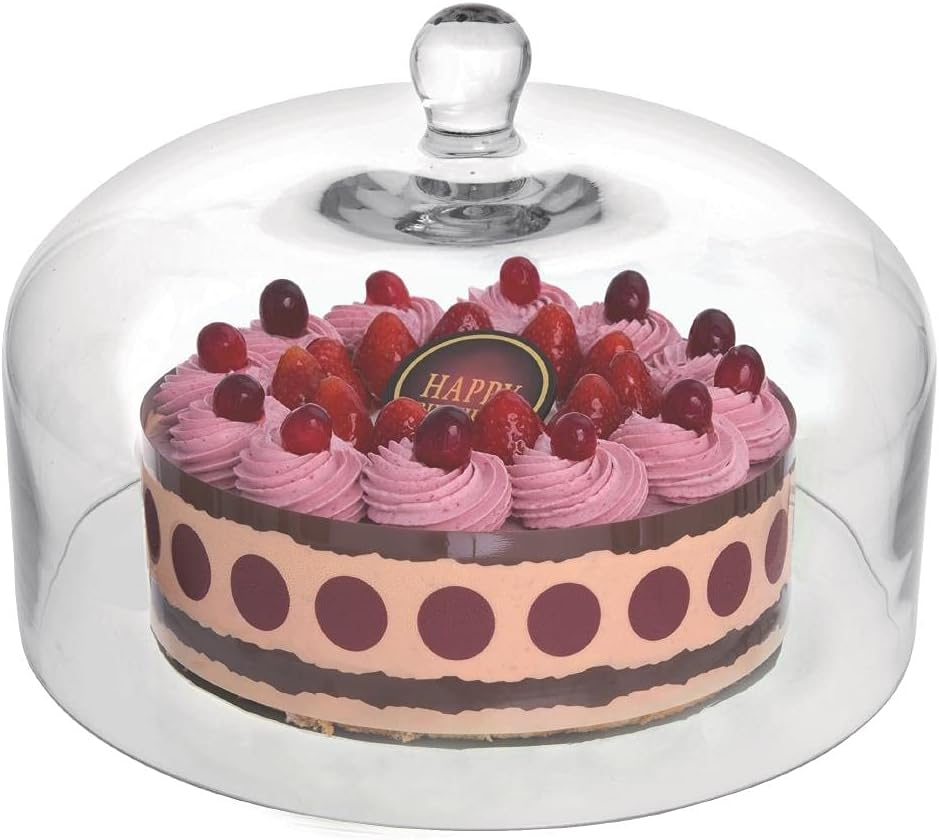 Olympia Glass Cake Stand Dome for Base CS013, 285 X 200 Mm Size image number 2