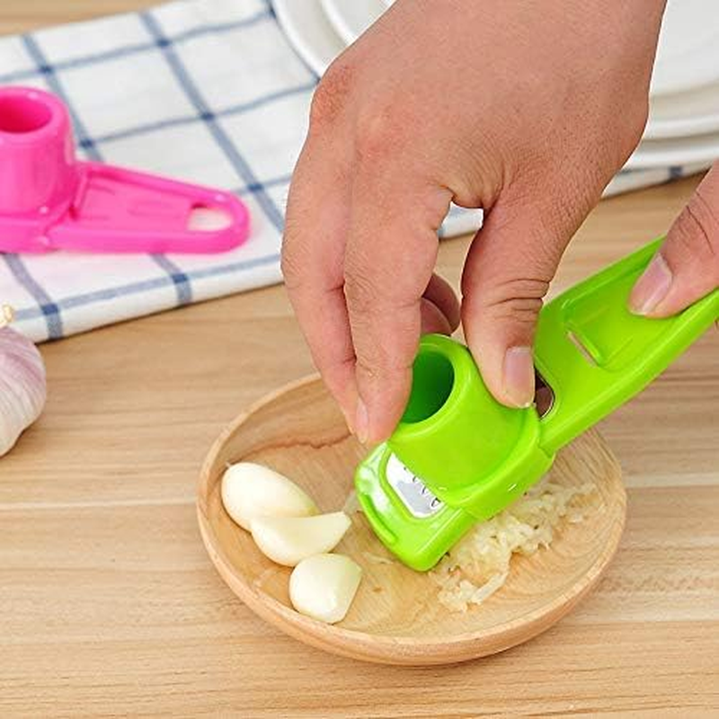 4 Pack Ginger Garlic Grinding, Small Hand Grinder for Garlic, Mini Food Chopper Dicer, Garlic Press Hand Specialty Tools Multi Functional Gadgets for Kitchen ﻿ image number 1