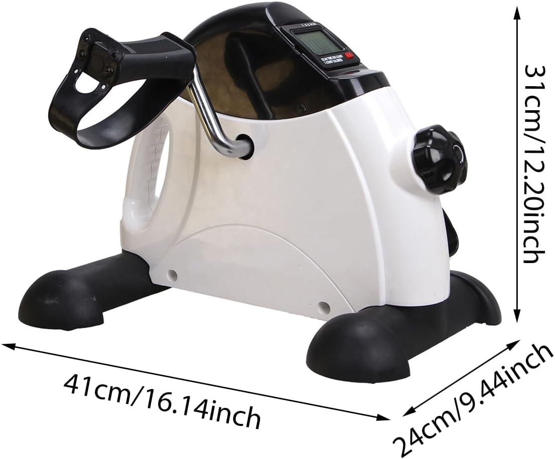 AIMALL Compact Pedal Exerciser with LCD Display - Fitness Gym Bike for Arm and Leg Exercise, Adjustable Resistance, 16.14" X 9.44" X 12.20" image number 6