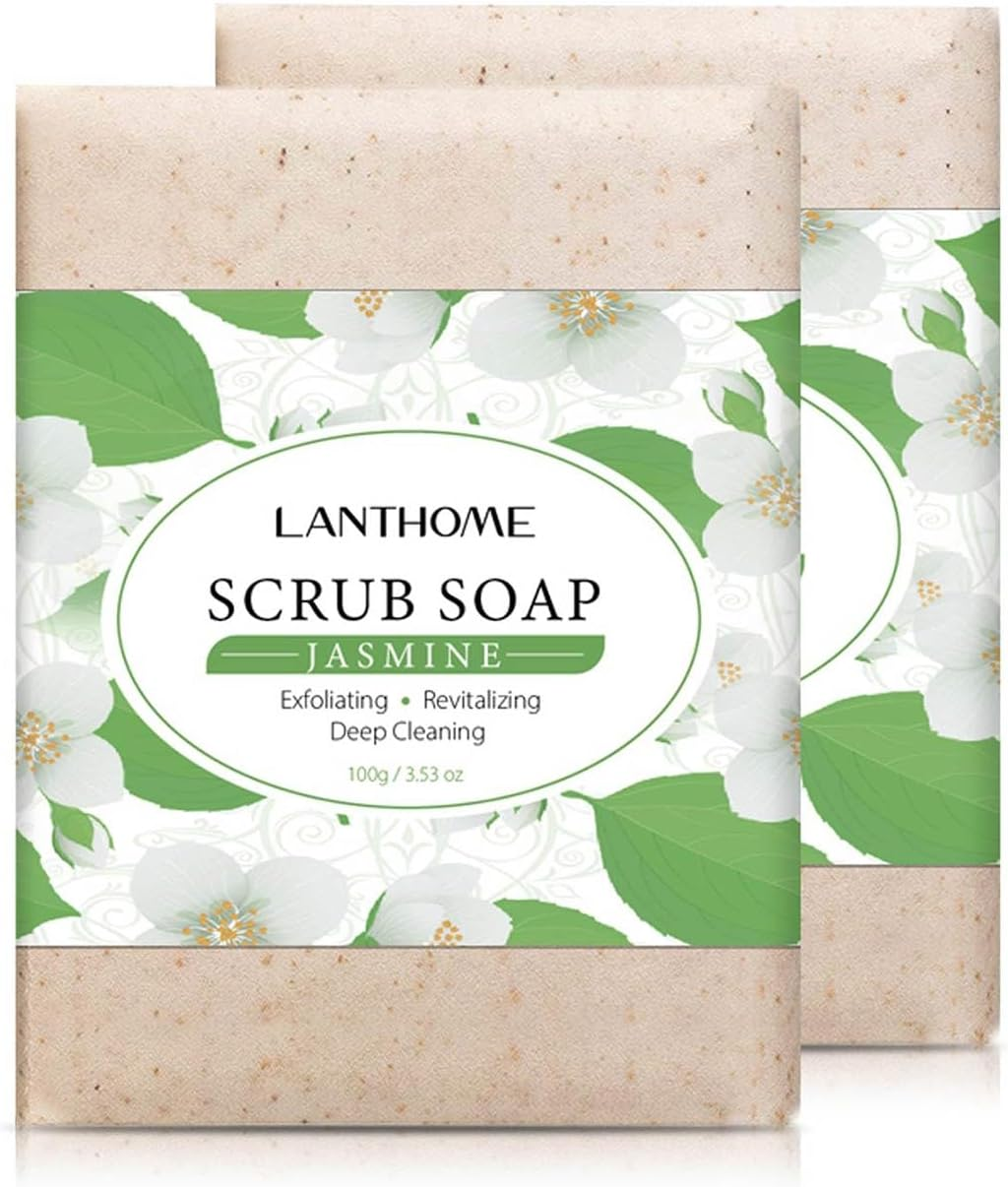 Jasmine Exfoliating Scrub Soap, 100G, Deep Cleansing and Revitalising image number 4