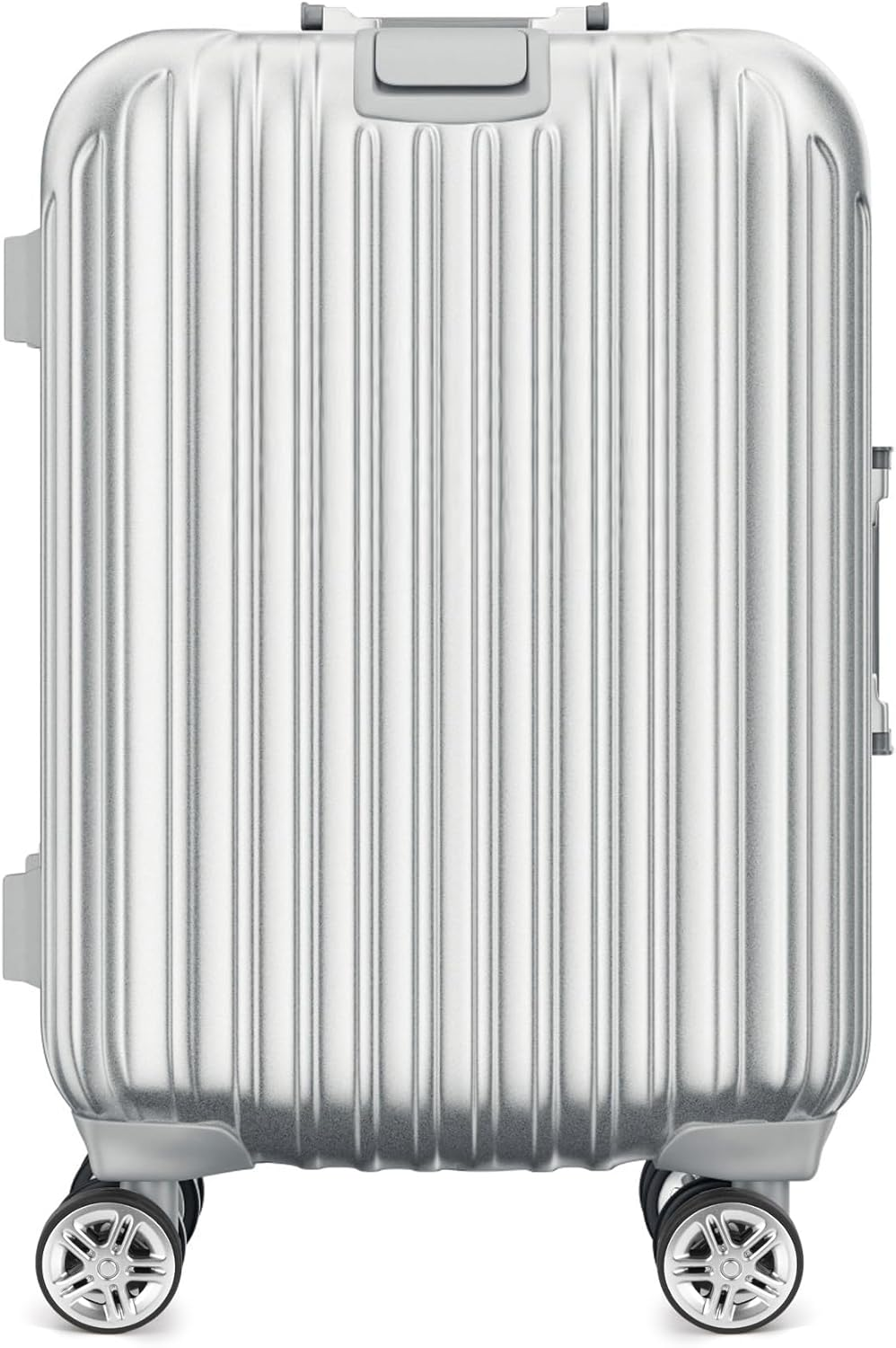 Volein Pack of 8 Suitcase Wheels Replacement Wheels 50 X 11 Mm Suitcase Double Replacement Wheels Black Wear-Resistant Rubber Replacement Wheels for Suitcases, Silver-V12, 50 * 11Mm, Suitcase image number 5