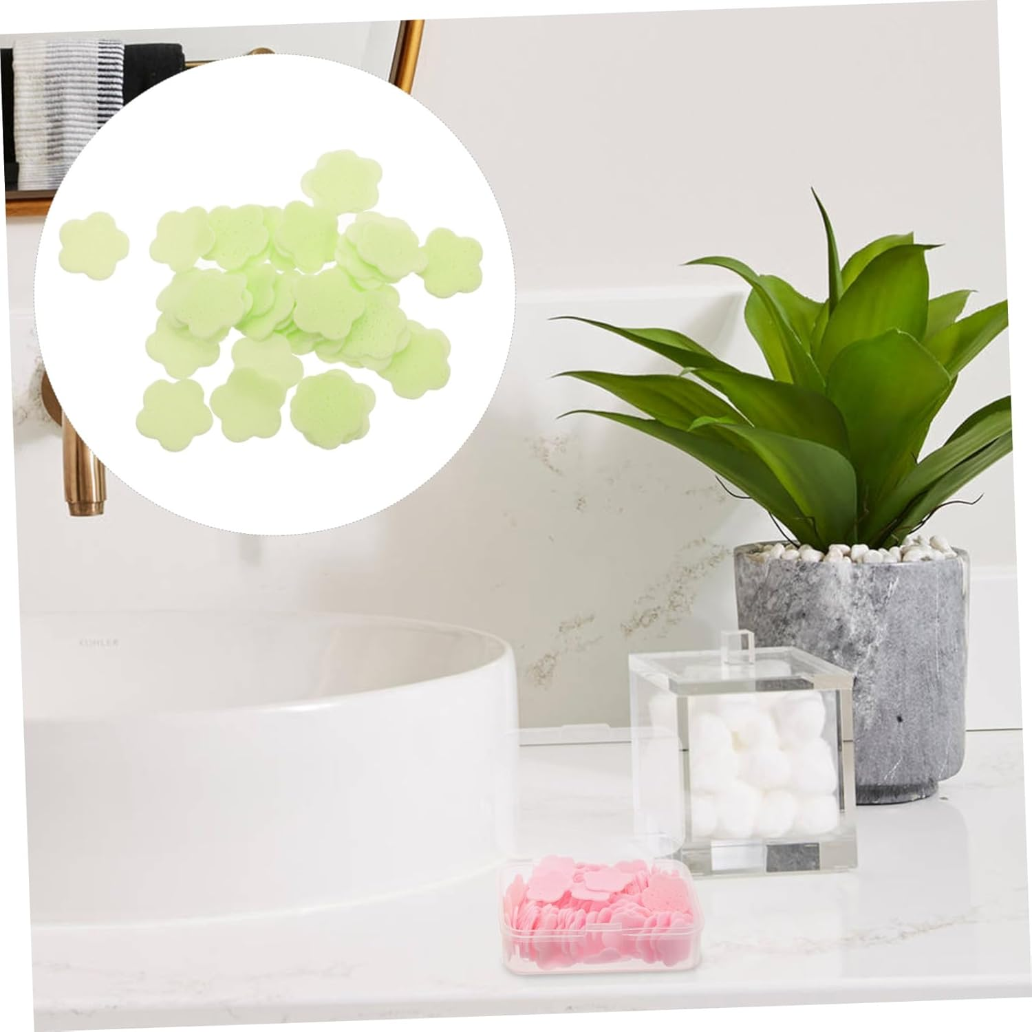 Soap Sheets Portable Travel Soap Slices for Camping Bulk Hand Wash for Outdoor Activities image number 6