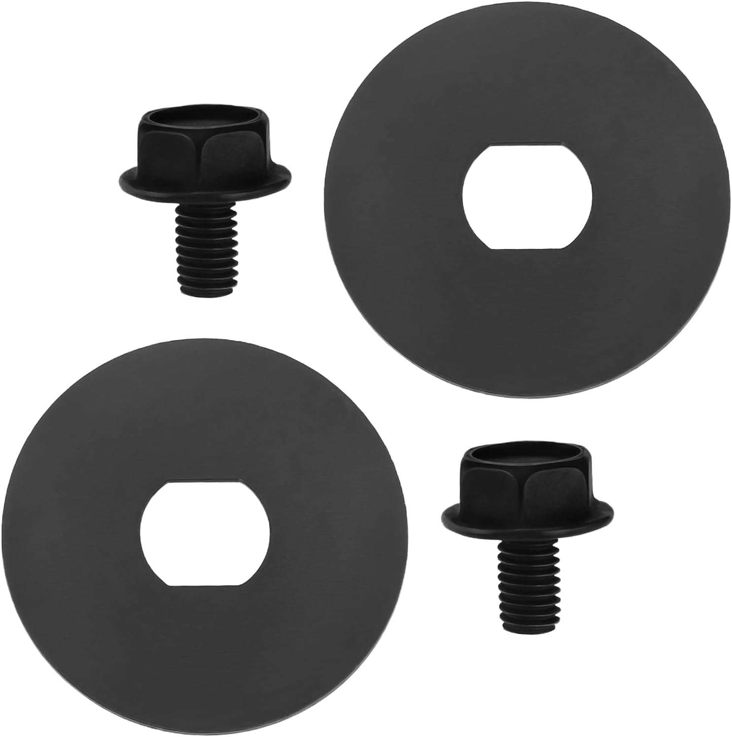 OTOTEC 2Pcs Lawn Mower Chainsaw Bolts Chainsaw Washer 90639221 90618229 Compatible with Dewalt DCCS620 DCCS620B DCCS620P1 Black image number 1