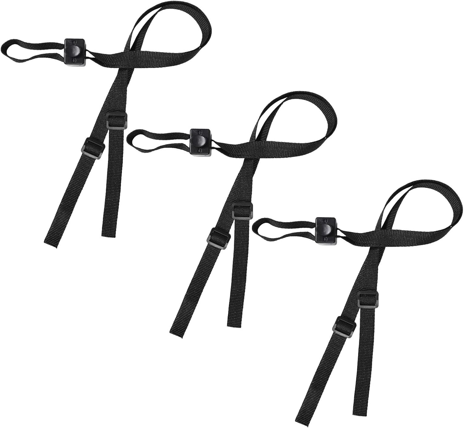 ERINGOGO 3Pcs Stroller Seat Straps Belt, Universal Pram Back Position Adjustment Harness for Pushchair and Highchair, Replacement Safety Harness Recline Strap for Stroller Seats image number 4