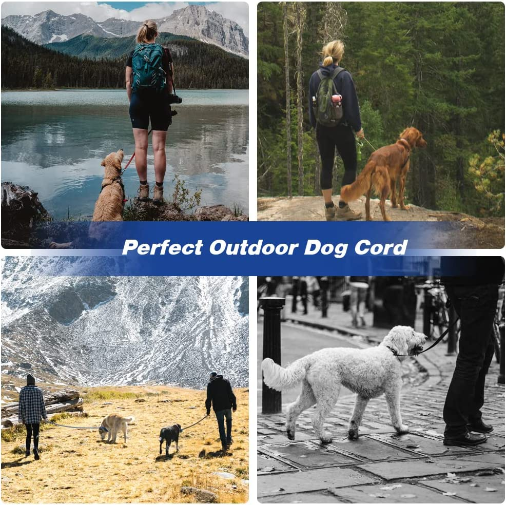 Dog/Puppy Obedience Recall Training Agility Lead 4Ft 5Ft 6Ft 10Ft 15Ft 20Ft 30Ft 50Ft Long Nylon Training Dog Leash for Small Medium Large Dogs image number 4