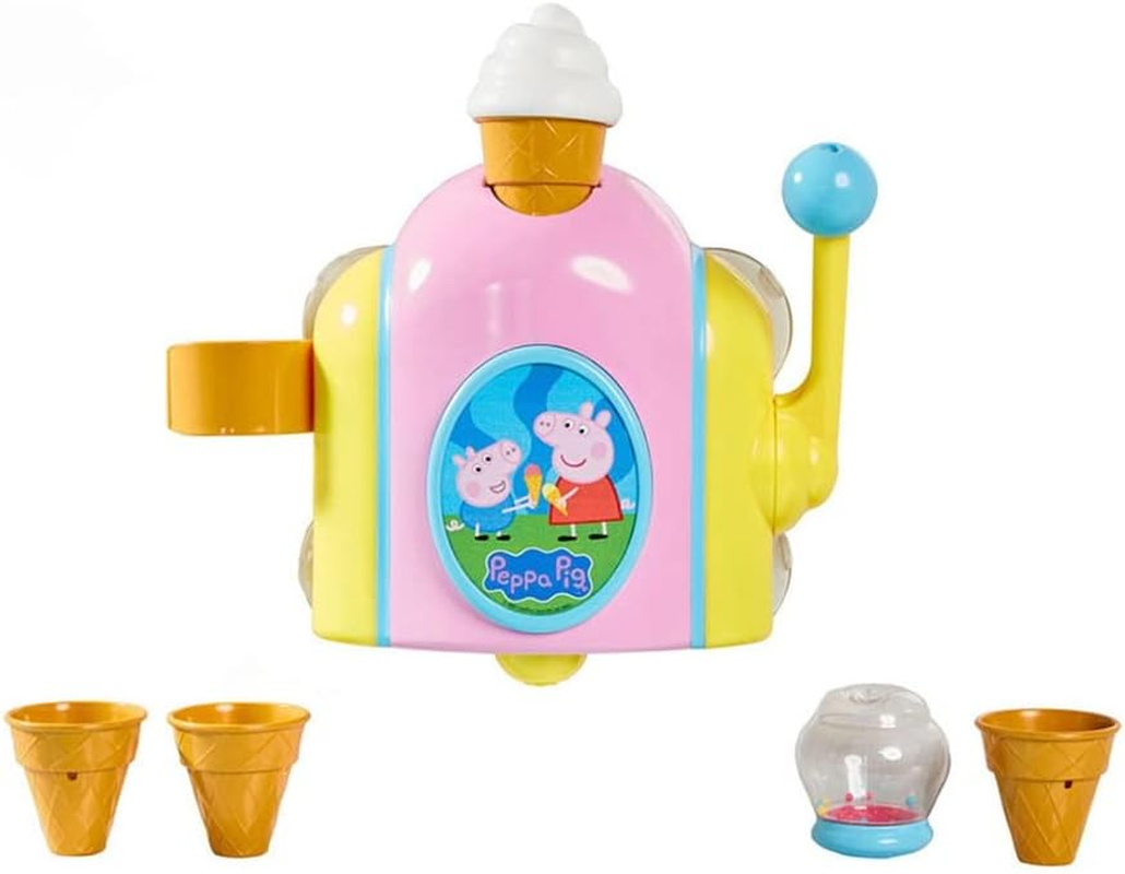 Tomy Peppa Pig Bubble Ice Cream Maker Baby/Toddler Bath Water Fun/Game Toy 18M+ image number 2