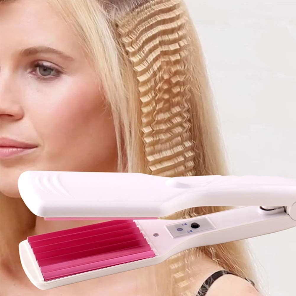 6 Teeth Corrugated Fluffy Hair Iron Corn Curly Styling Wave Does Not Hurt Hair Crimping Iron Crimper Tool image number 3