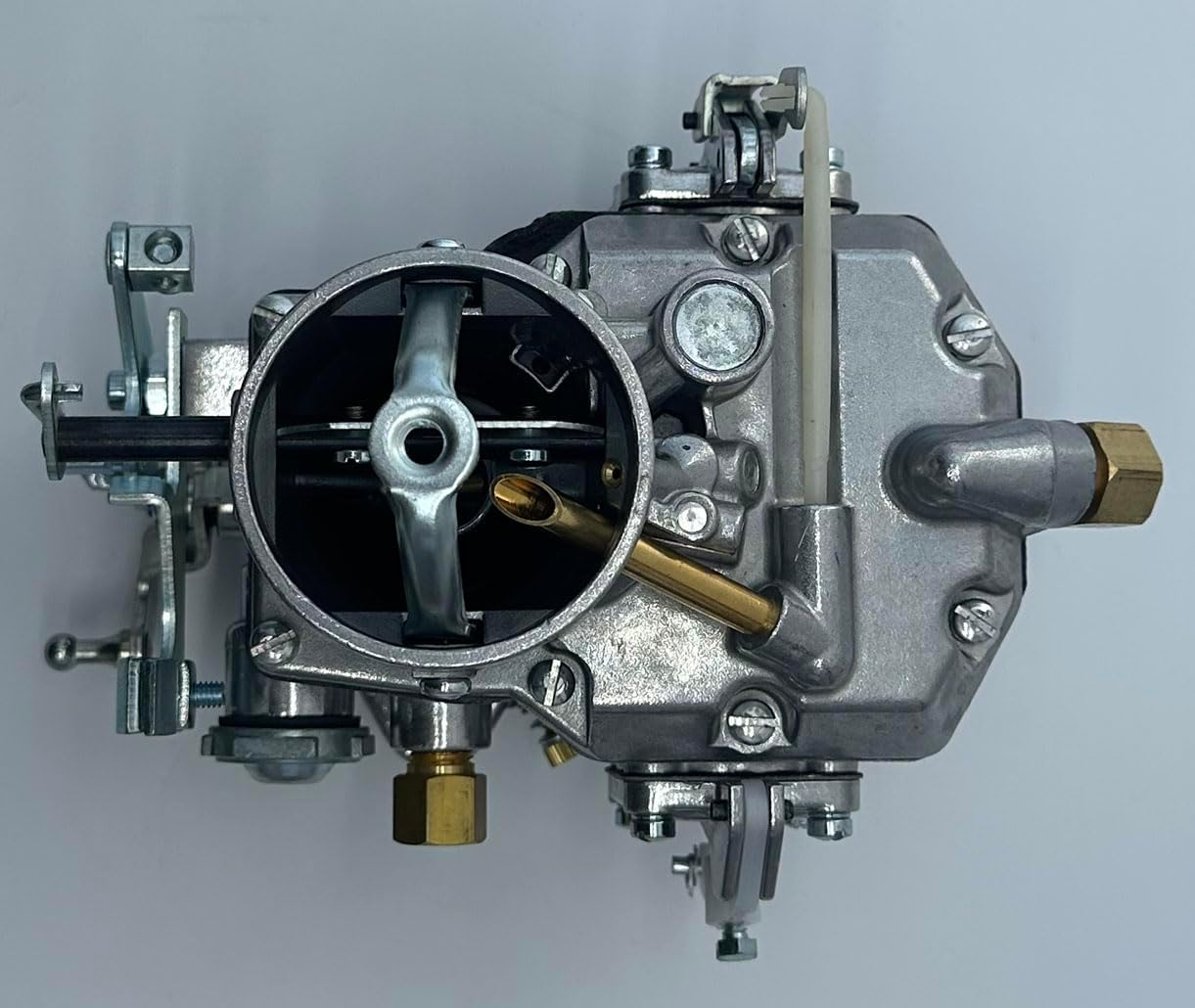 Autolite 1100 Carburetor Manual Choke for 1963-1968 Ford Mustang Falcon Mercury 170&200Ci Inline 6 Cylinder Automatic Transmission 1963 64 F100 Trucks V6 223" & 262".Passenger Side Mount Choke Cable image number 2